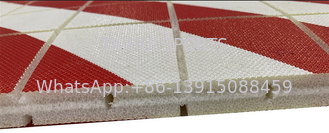 15 mm colchões absorventes de choque de drenagem pré-fabricados para campo de esportes de grama artificial