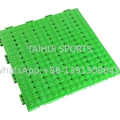 Pad de choque de borracha verde de 14 mm para gramado artificial / campos desportivos