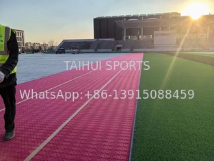 10mm Shock Pad Substrato de grama artificial para futebol Basebol Hóquei Rugby EN15530-4 Melhorando a jogabilidade e segurança