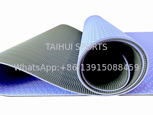 TPE Yoga Exercise Fitness Mats, High Density Non Slip Workout Mat