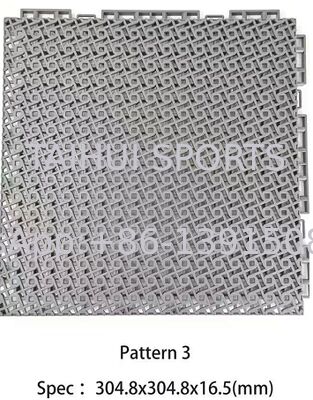 Chapas de piso de PP resistentes a grandes impactos Ideal para quadras esportivas