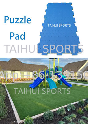 Tapete de segurança de queda suave com espessura de 10-100 mm e almofada de choque de playground com garantia HIC e CFH