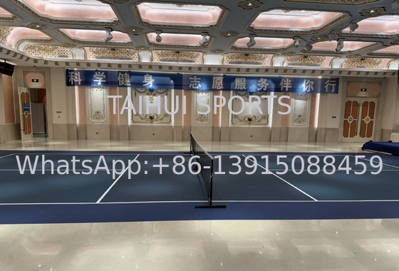 Vinyl Sports Flooring 2mm/2.5mm/3mm Thickness Pickleball Flooring Full Roll Multi-purpose