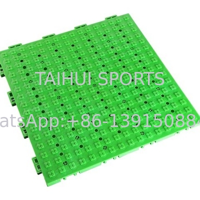 Pad de choque de borracha verde de 14 mm para gramado artificial / campos desportivos