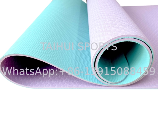 Tapete de exercícios de ioga unisex Tapetes de fitness antiderrapante grossos com alças elásticas