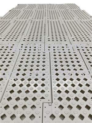 Tipo dividido Interlocking cinturão sintético Shock Pad Tribunal de basquete Tabela de tênis piso 333.4mm Altura 17mm Para esportes de estádio