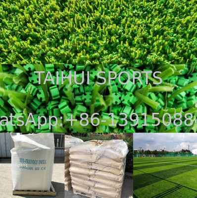 Anti-UV Grama Artificial TPE Granula de Inchaço Absorção de Choque Futebol / Golf / Basquetebol / Ginásio