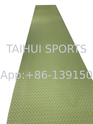 TAIHUI T2510G Shock Pad Underlay Design leve Excelente absorção de choque Comprimento de rolo personalizável Alta durabilidade Verde/Customize