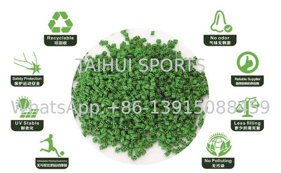 Granula de enchimento FIFA Usado no sistema FIFA para grama artificial TPE Elastômero de plástico térmico de baixa densidade Resistência UV T12R