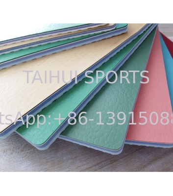 4.5mm 6mm 7mm 8mm espessura Piso PVC interior para quadras de futsal Piso esportivo interior