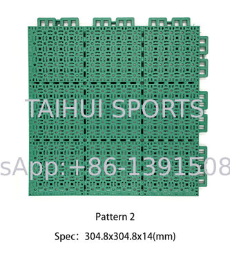 Telas de campo de basquetebol antiderrapante de plástico