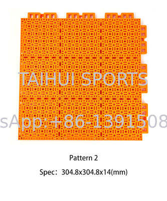 Pavimentos desportivos de polipropileno durável e resistente ao fogo, ecológicos, com azulejos de PP interligados para campos de basquetebol, ténis e futebol