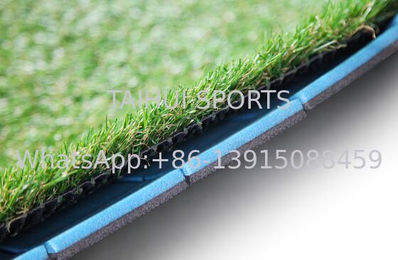 Base de amortecimento certificada pela FIFA com design de orifícios em diamante para campos desportivos de relva artificial de comprimento personalizado