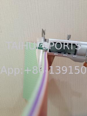 Piso de badminton multiuso Modular Piso de plástico para o exterior Tapete de parquet Tratamento de superfície para campo de badminton Quadras de tênis de basquete