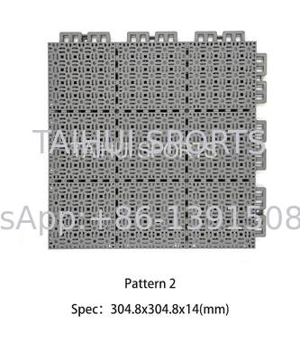 Decking Plástico Montado Inovador de Venda Quente para Quadras de Basquete e Esportes com Textura de Superfície Lisa