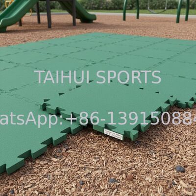 Tapete de segurança de entrelaçamento de espuma de PE com espessura de 10-100 mm e HIC e CFH assegurados para almofada de choque de playground