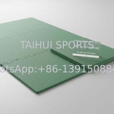 Tapete de segurança de entrelaçamento de espuma de PE com espessura de 10-100 mm e HIC e CFH assegurados para almofada de choque de playground