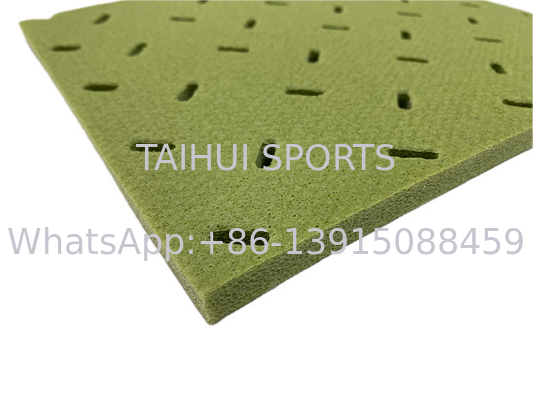 10 mm 15 mm 20 mm 25 mm Chaves de choque de grama artificial 30 kg 50 kg 70 kg Densidade Camada de absorção de choque pré-fabricada