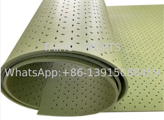 2025 Top Diamond-Pattern Shock Pad Pe PE em grama artificial para esportes pacote de rolos de campo