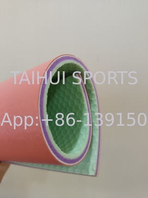 6mm Badminton Pvc Floor Tile Verde/Azul/Amarela/Vermelho/Cinza Fitness Exterior Indoor PVC Pavimento
