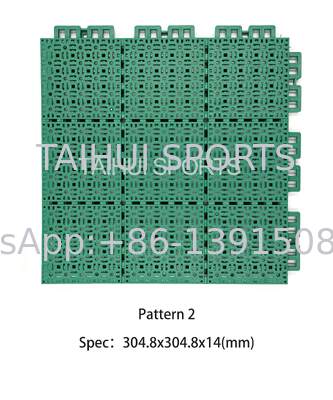 Eco-friendly Durable Fire-Resistant Polypropylene Sports Flooring with Interlocking PP Tile for Basketball Tennis and Soccer Courts