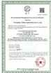 China CHANGZHOU TAIHUI SPORTS MATERIAL CO.,LTD Certificações