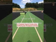 Resistente a UV Esportes Construção Erva artificial Shockpad Substrato