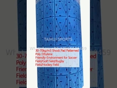 30-70 kg/m3 Pad de choque polietileno padronizado Amigável ao ambiente para campo de futebol/campo de golfe/campo de rugby/campo de hóquei