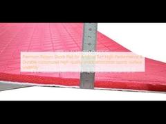 Pad de choque de padrão premium para relva artificial de alto desempenho e durável personalizado de alta qualidade de absorção de choques substrato de superfície esportiva