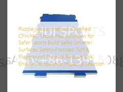 Interlock de puzzles Certificado CFH/HIC Shock Pad Projetos de relva e playground focados na segurança