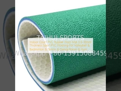 Tapete de piso de borracha PVC para quadra interna, espessura de 3,5-10mm, piso esportivo de PVC para vôlei, badminton, tênis, sala de dança e academia