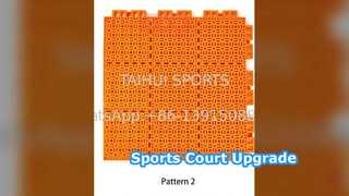 Pisos esportivos duráveis, drenagem fácil de instalação